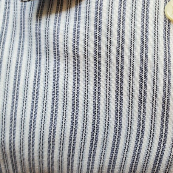 Timberland Mens Long Sleeve Button Down Dress Stripe Shirt Size L Large - Picture 9 of 12